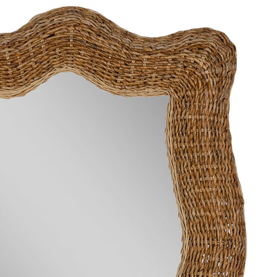 Wavy Framed Wall Mirror