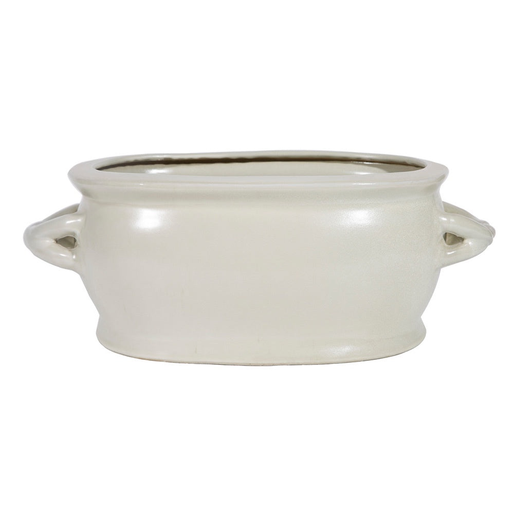 White Porcelain Planter