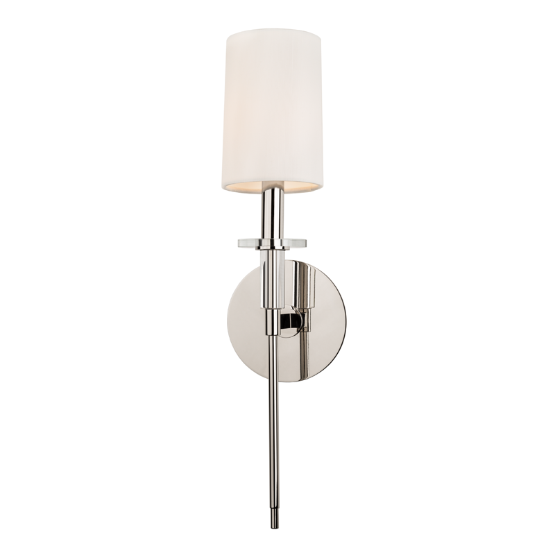 Amherst wall sconce-Polished Nickel