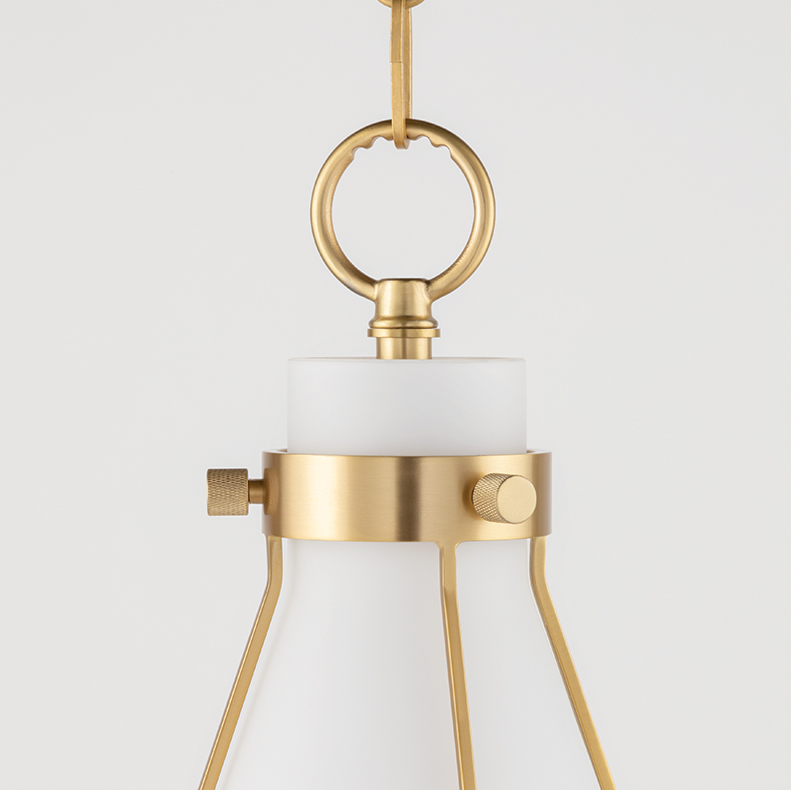 Eldridge pendant-Aged Brass