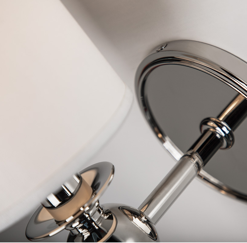 Gordon wall sconce-Polished Nickel