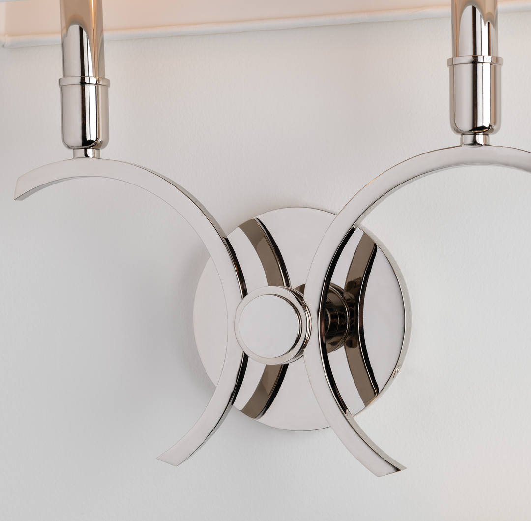 Gwen wall sconce-Polished Nickel