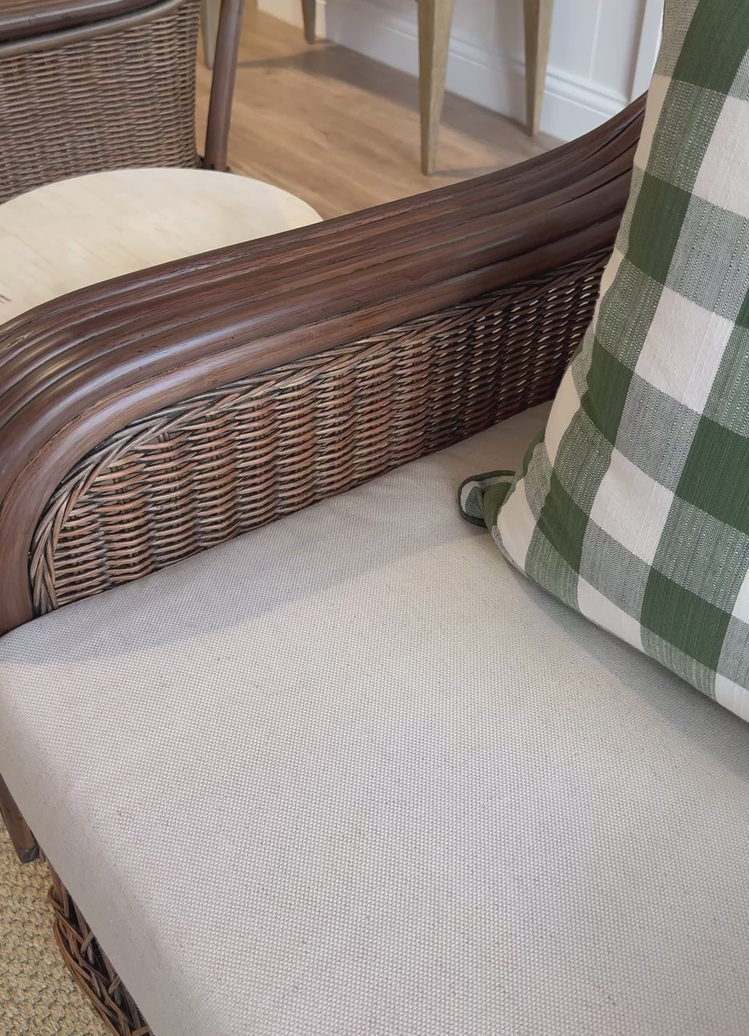 Palmetto Dark Rattan Armchair