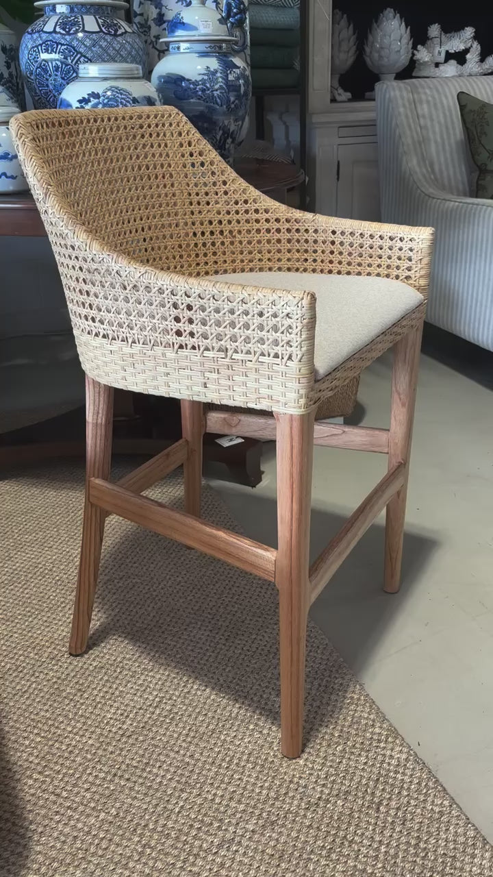 Classic Weave Bar Stool - Natural