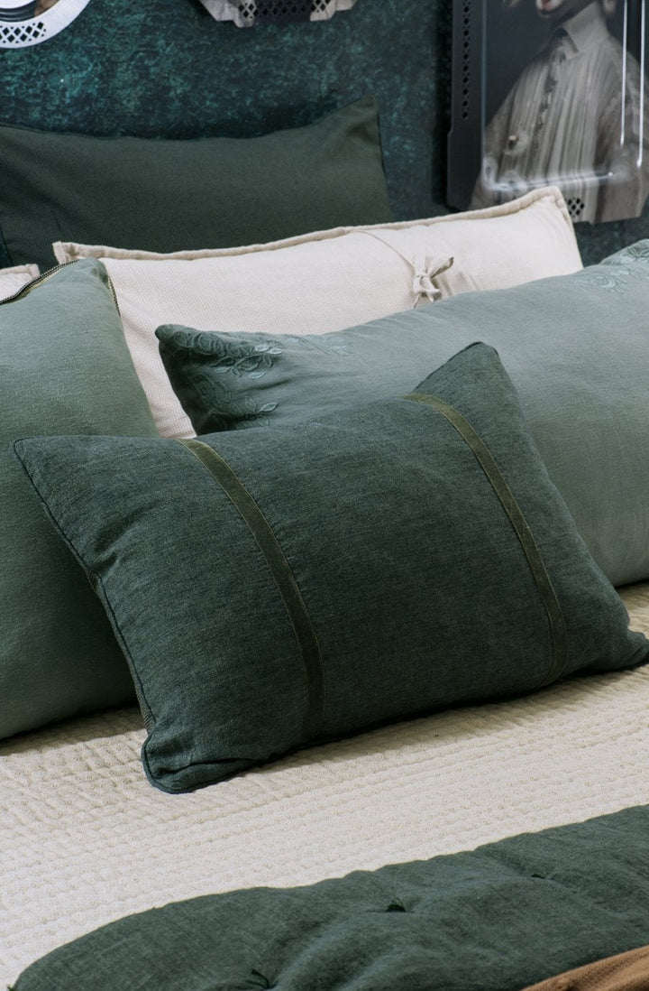 Velvet Ribbon Storm Cushion