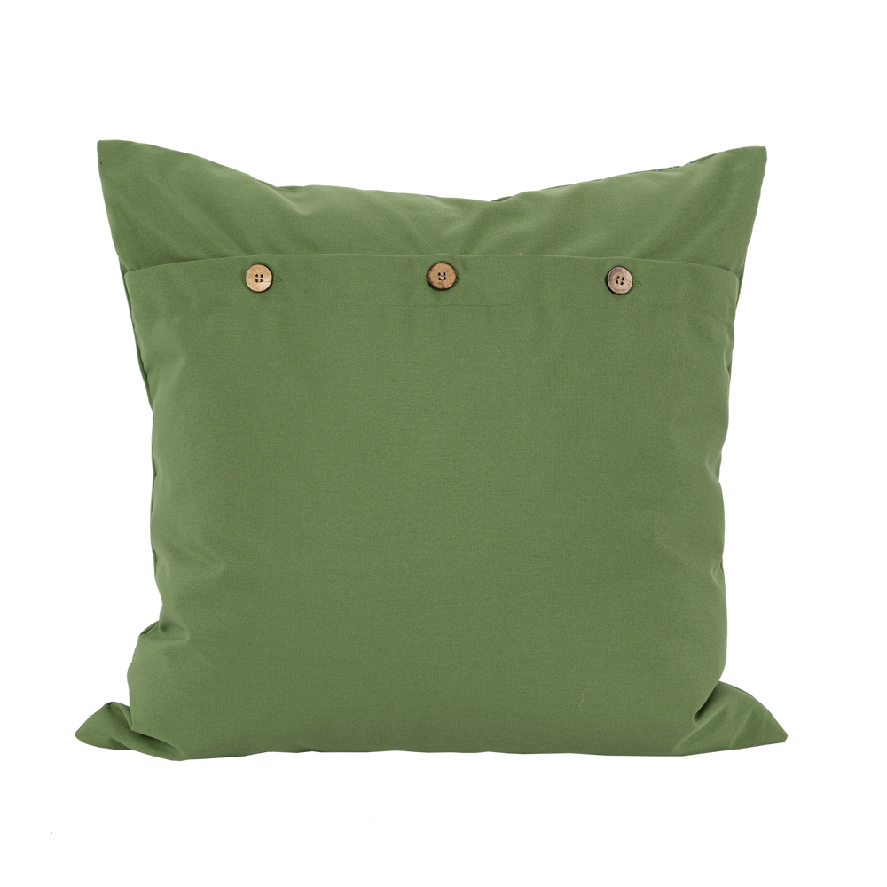 Outdoor Green Print Cushion - Highgate House Online - Cushions