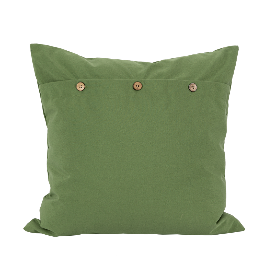 Outdoor Green Print Cushion - Highgate House Online - Cushions