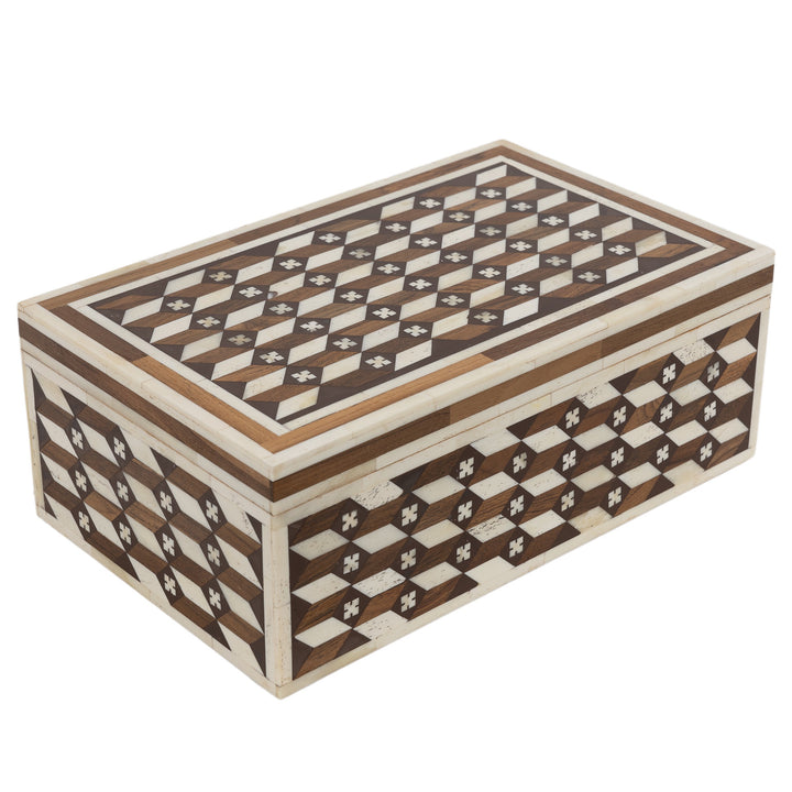 Edward Teak & Bone Box