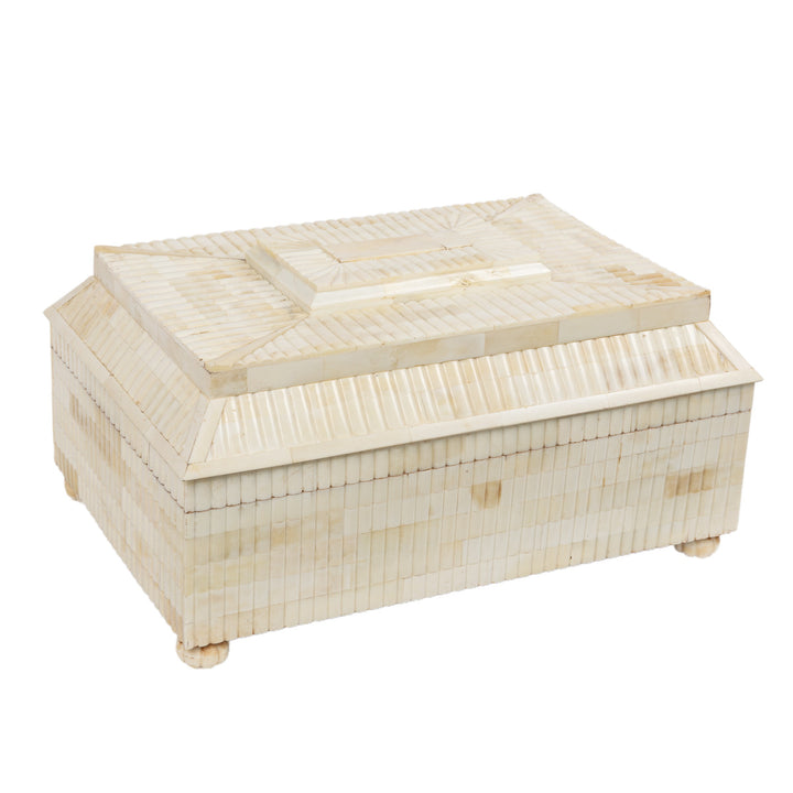 Jonathan Wood And Bone Inlay Box