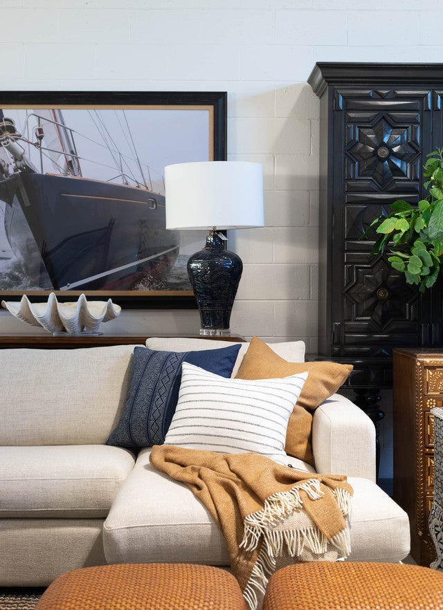 Leather Ottoman - Highgate House Online - Furniture