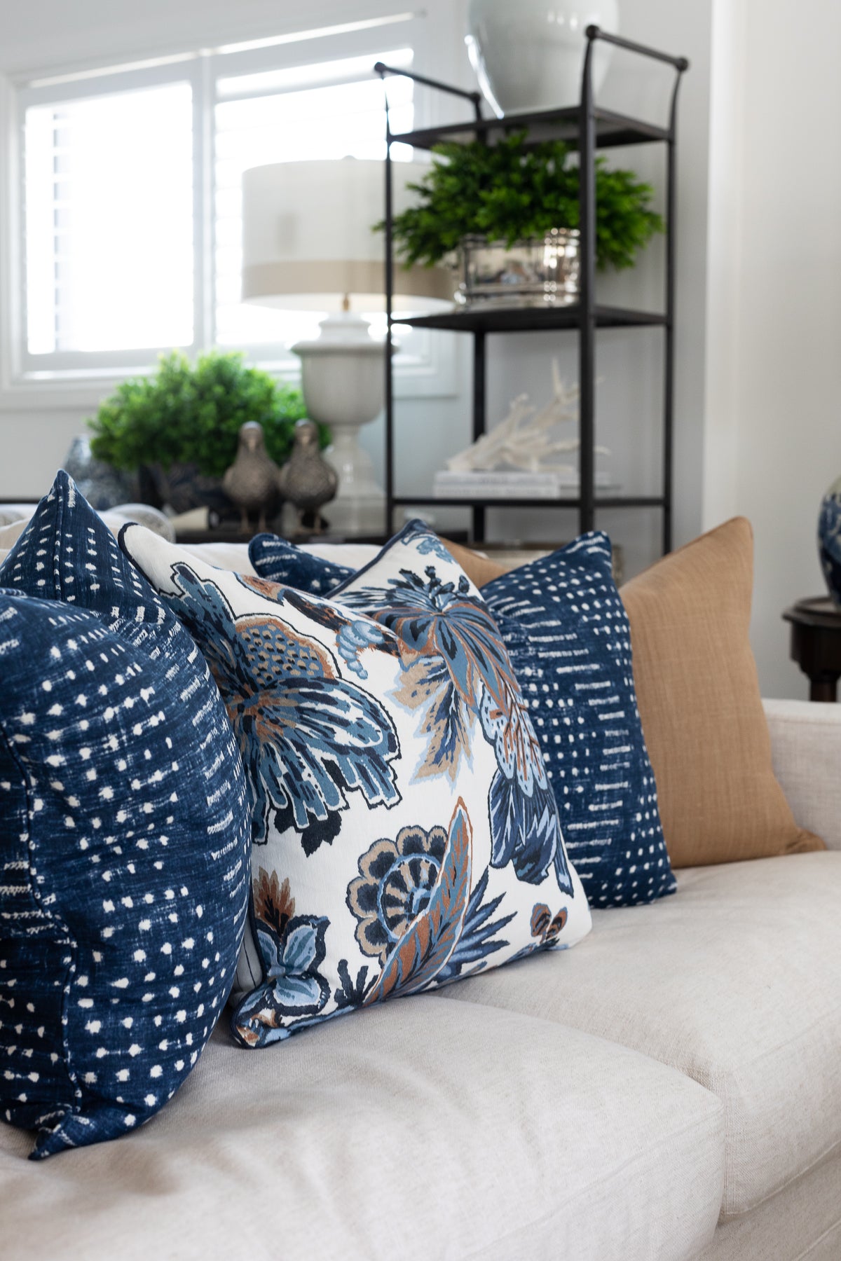 Toffee Linen Cushion - Highgate House Online - Cushions