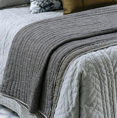 Appetto Charcoal Coverlet