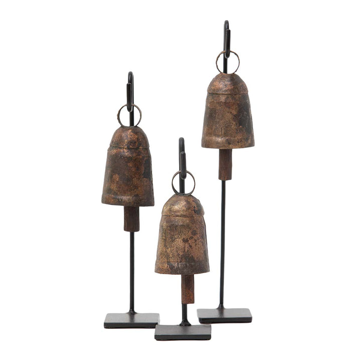 Brass Bell on Stand Set