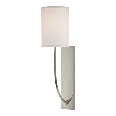 Colton wall sconce -Polished Nickel