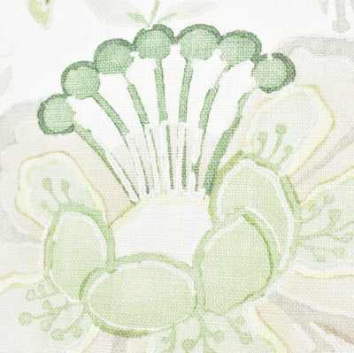 Soft Green Floral Cushion - Highgate House Online - Cushions