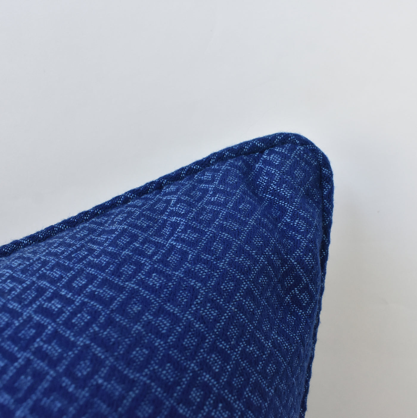 Royal Blue Diamond Cushion - Highgate House Online - Cushions