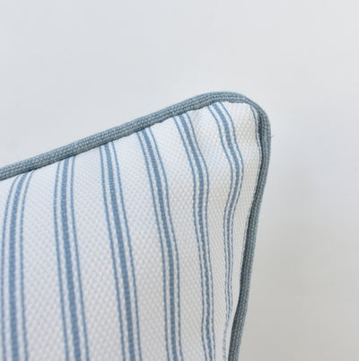 Pale Blue Stripe Cushion - Highgate House Online - Cushions
