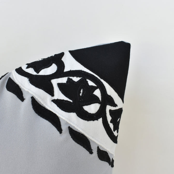 Outdoor Black Paisley Cushion - Highgate House Online - Cushions