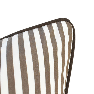 Chocolate Striped Cushion