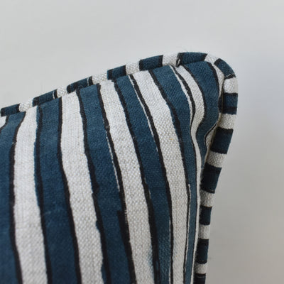 Ticking Indian Stripe Cushion - Highgate House Online - Cushions