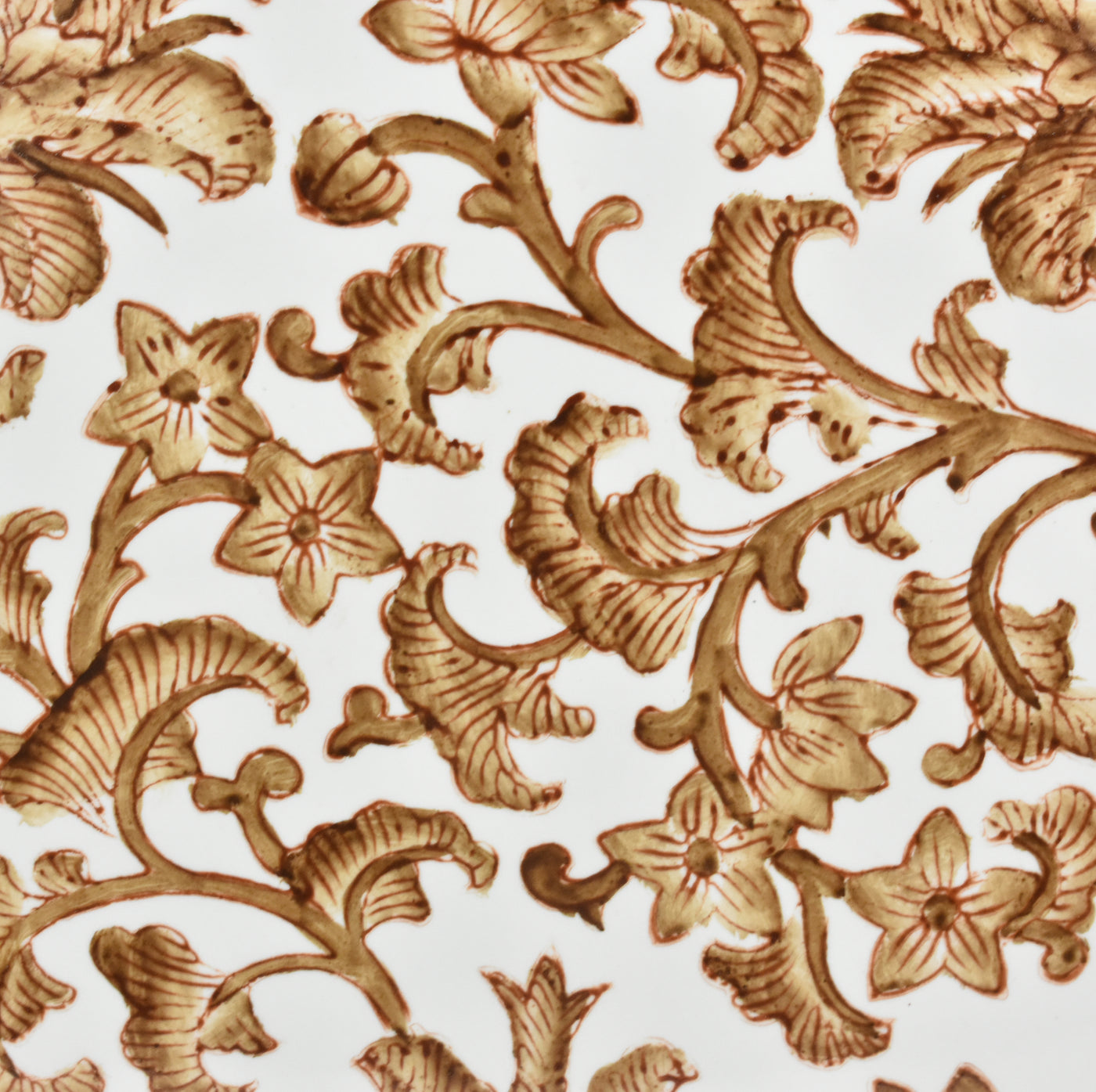 Brown & White Rectangular Vase - Highgate House Online - Ceramics