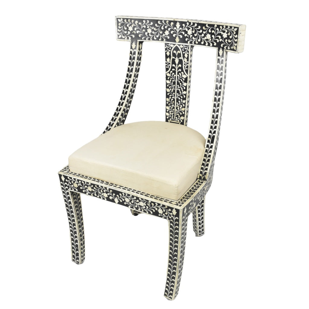 Black Bone Inlay Occasional Chair