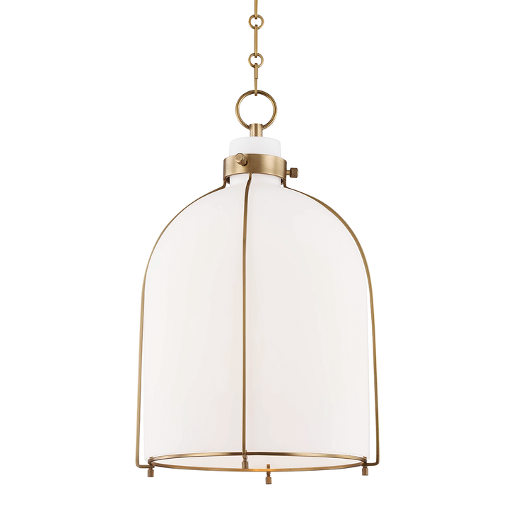 Eldridge pendant round-Aged Brass