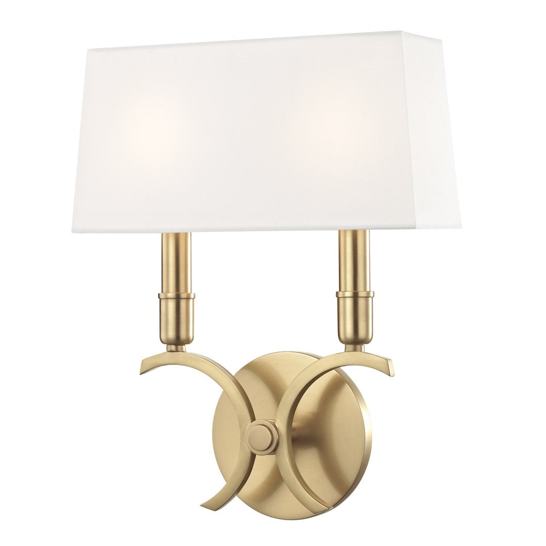 Gwen wall sconce-Aged Brass