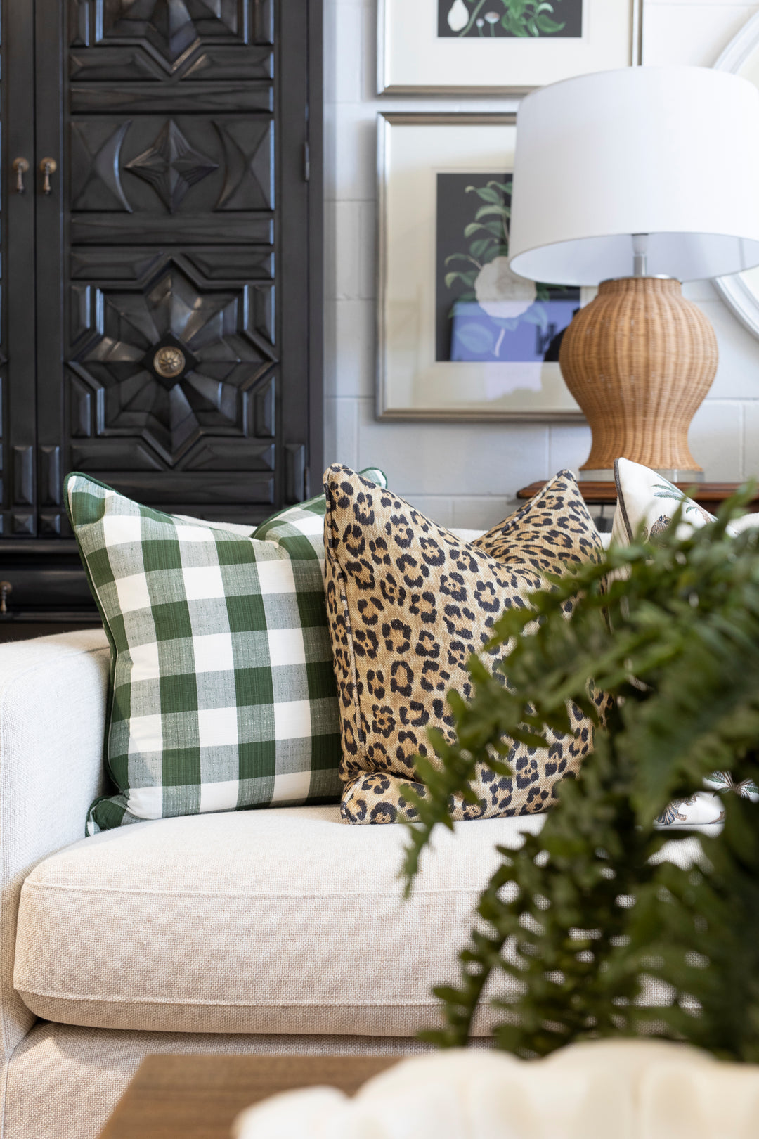 Ralph Lauren Leopard Cushion