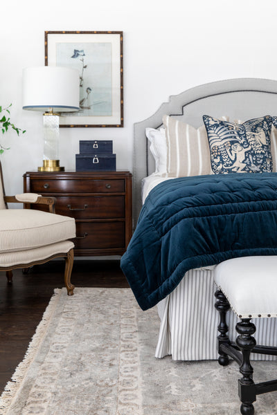 Beige & White Stripe Cushion - Highgate House Online - Cushions