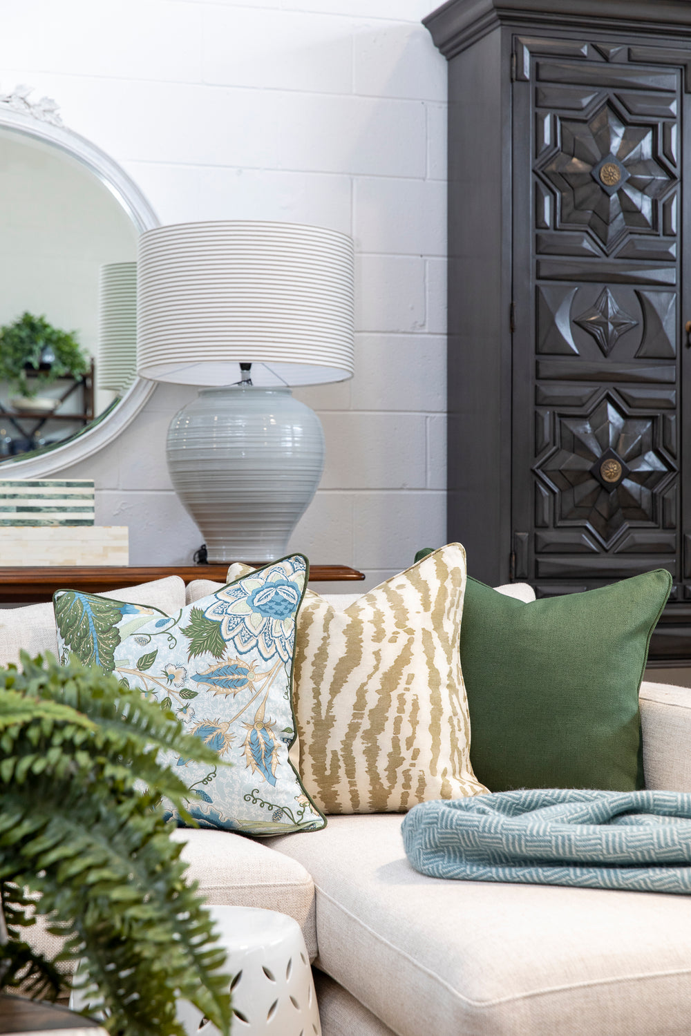 Caramel Animal Print Cushion - Highgate House Online - Cushions