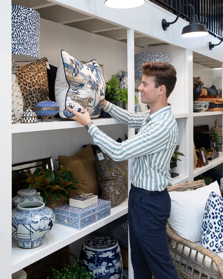Ralph Lauren Leopard Cushion - Highgate House Online - Cushions