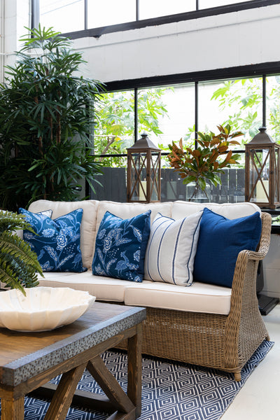 Outdoor Animalia Blue Cushion - Highgate House Online - Cushions