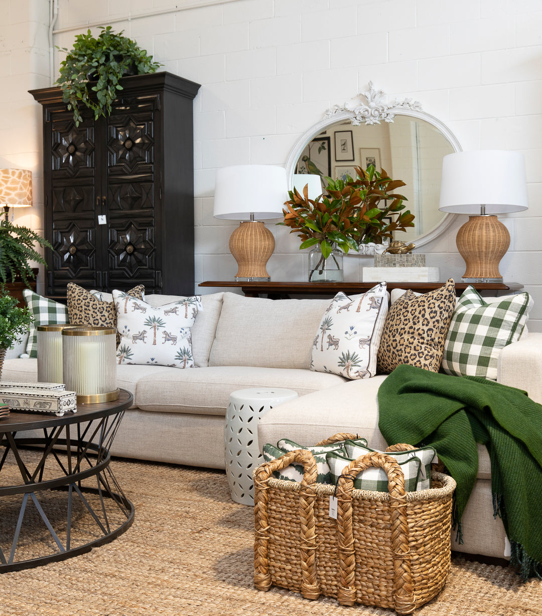 Ralph Lauren Leopard Cushion - Highgate House Online - Cushions