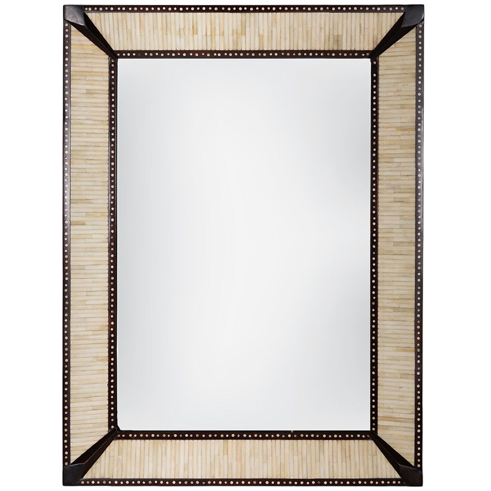 Henley Wood And Bone Mirror