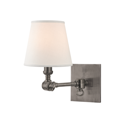 Hillsdale wall sconce-Historic Nickel