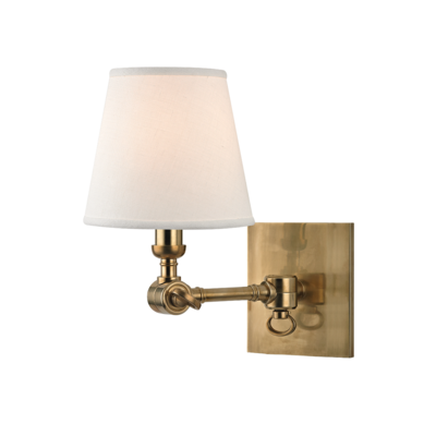 Hillsdale wall sconce-Aged Brass