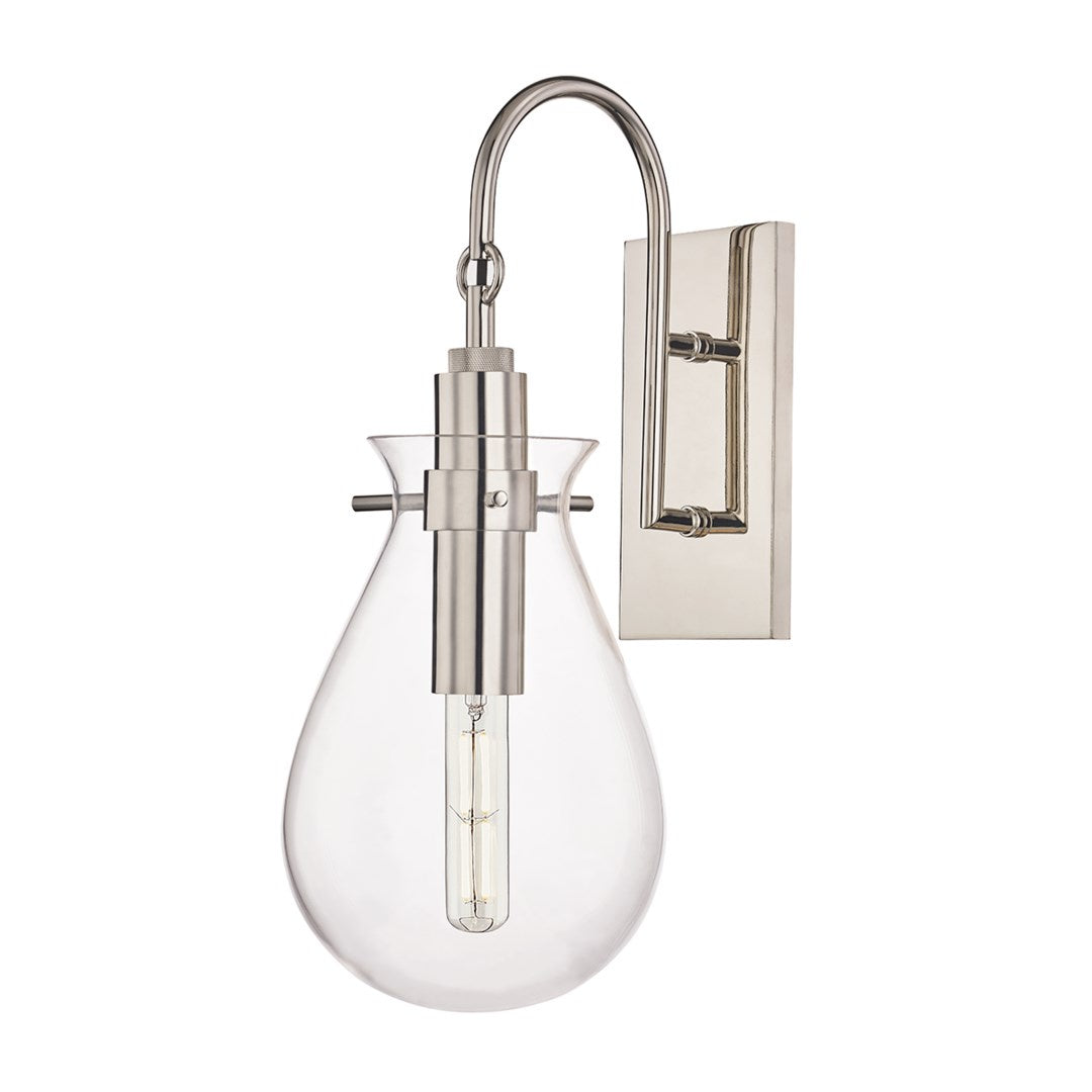 Ivy wall sconce-Polished Nickel