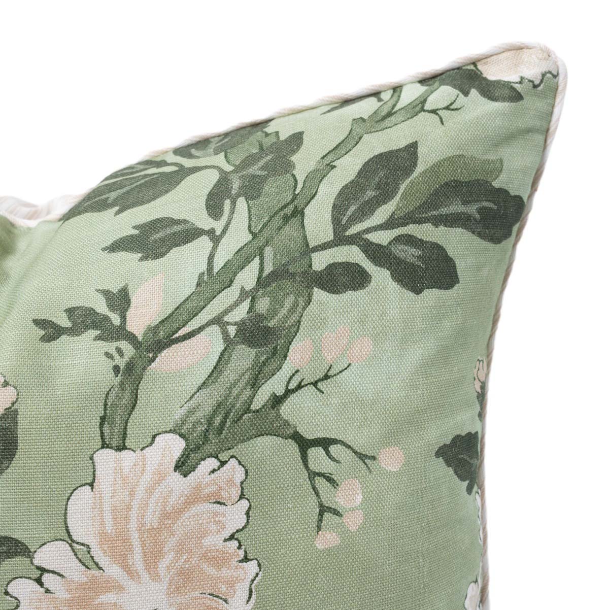 Eden Green Floral Cushion