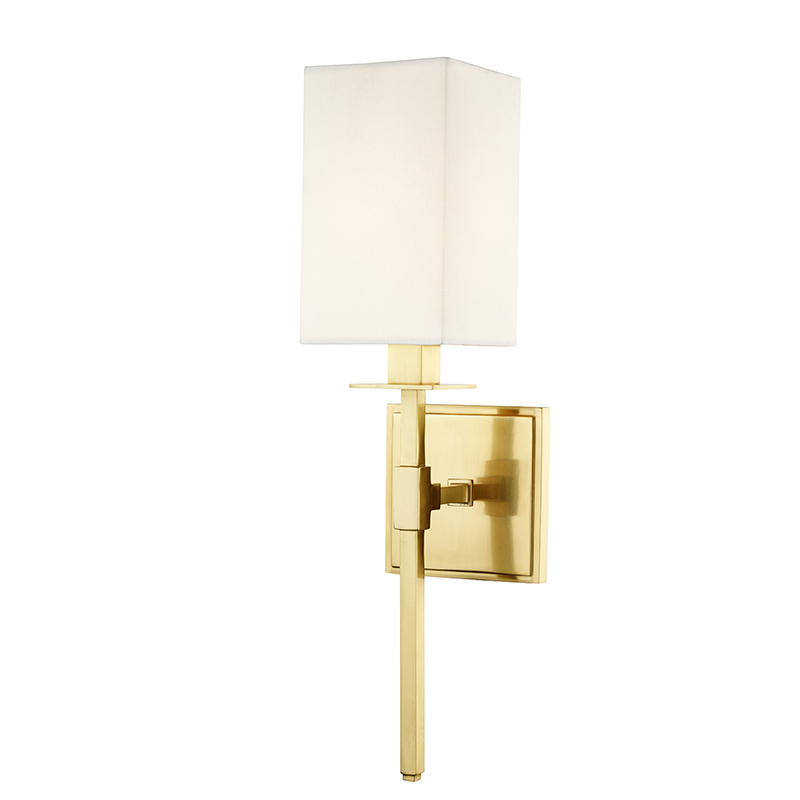 Taunton wall sconce-Aged Brass
